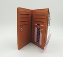 Billetera ecocuero Trendy 18cm x 9cm aprox