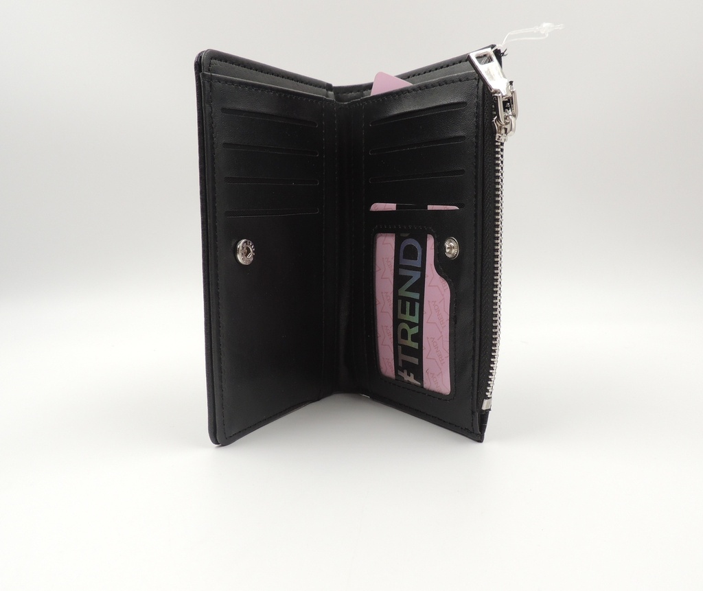 Billetera chica ecocuero Trendy 15cmx9cm