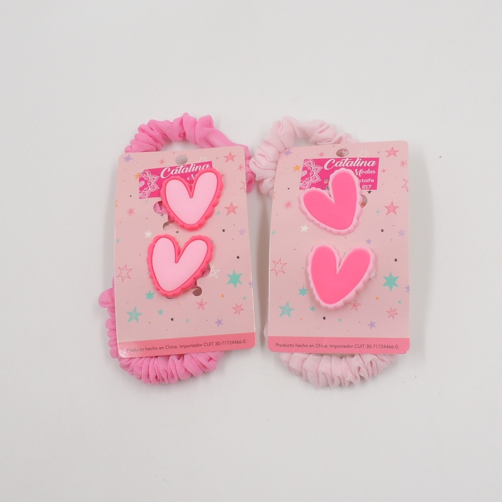 Colita infantil con aplique de corazón x2u