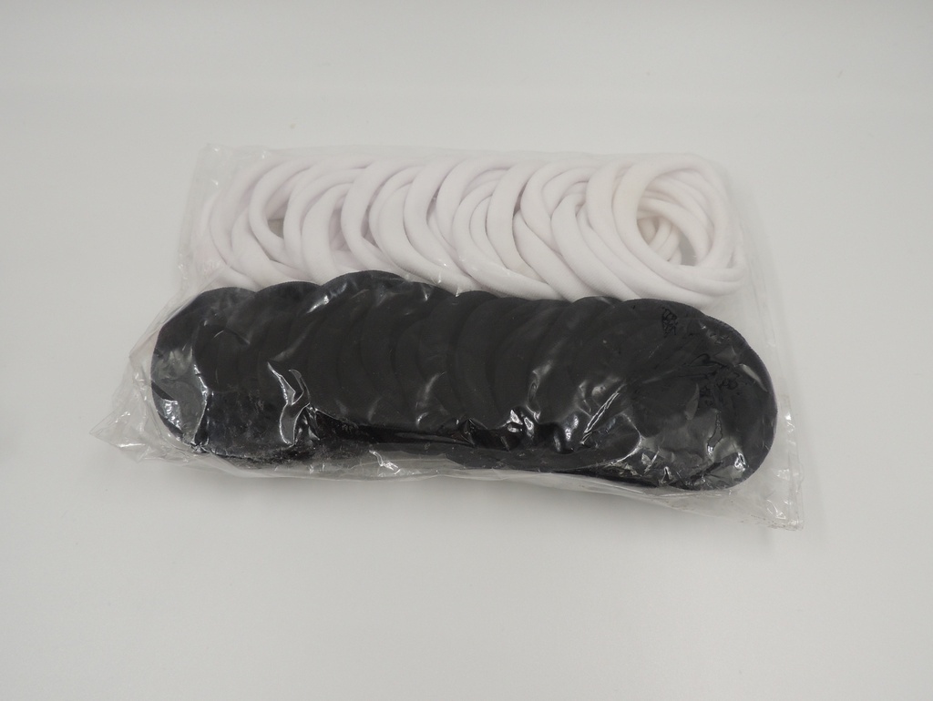 colita algodón y lycra grande x48u negras y blancas