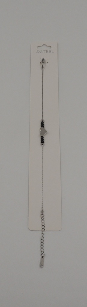 Pulsera acero con dije