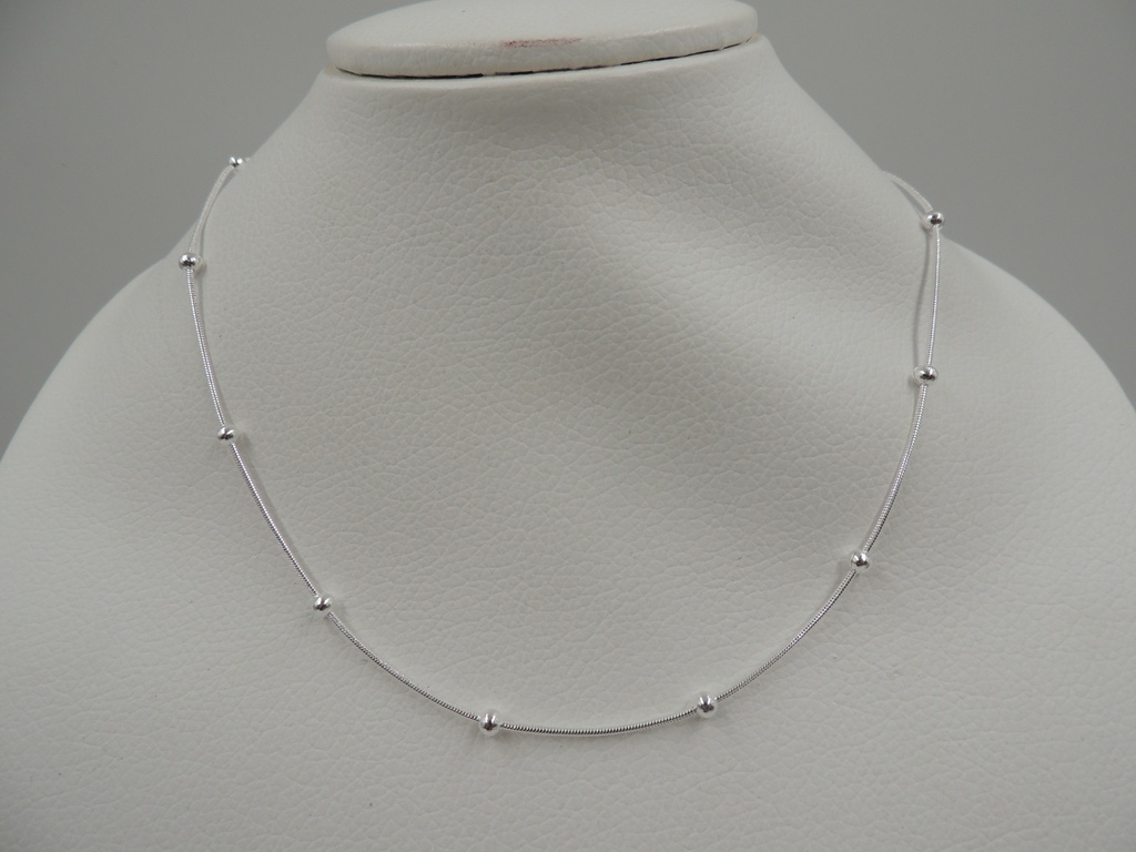Cadena acero blanco
