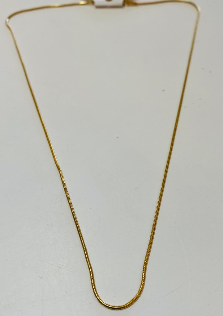 Cadena acero dorado