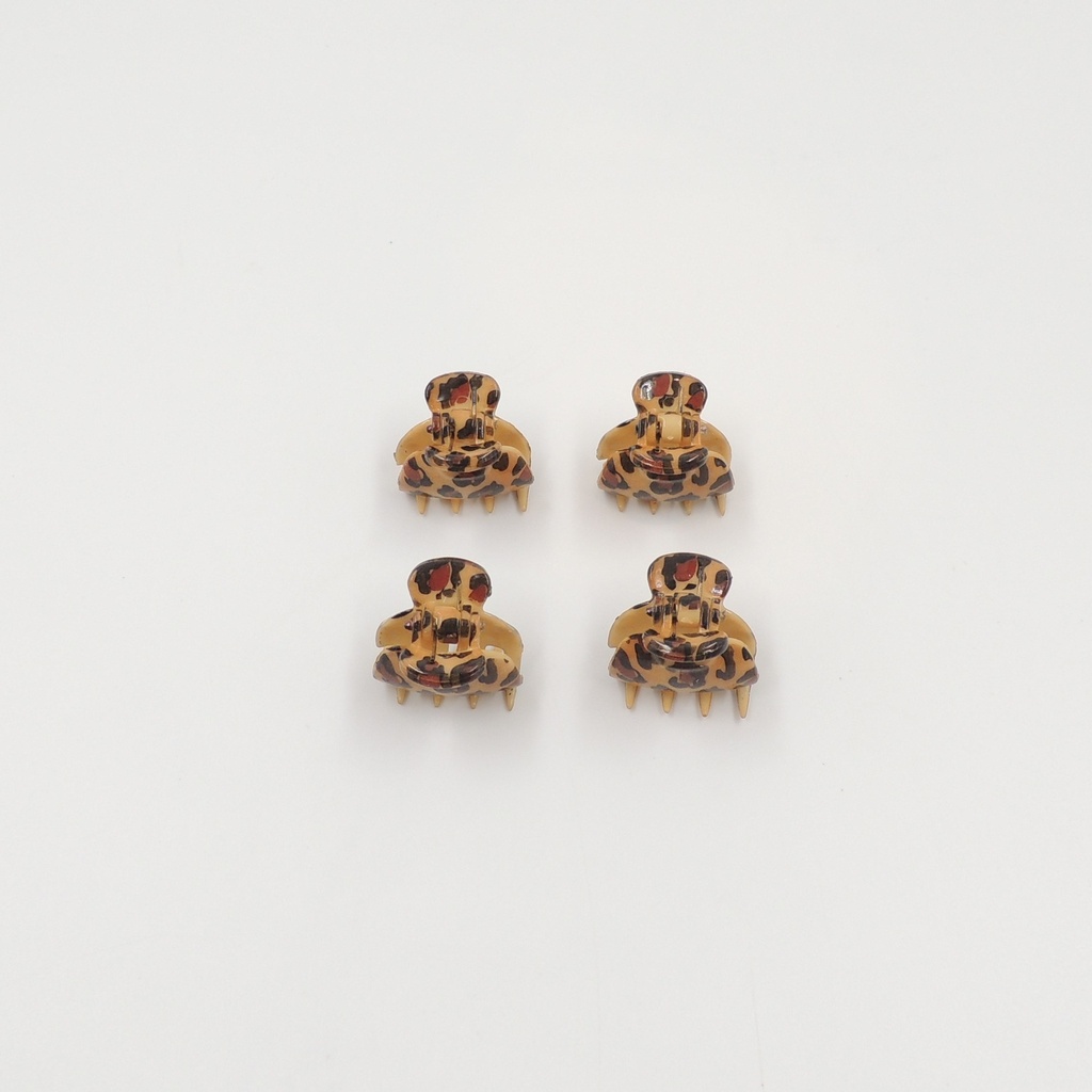 Broche chico para cabello Carey carton por 4u