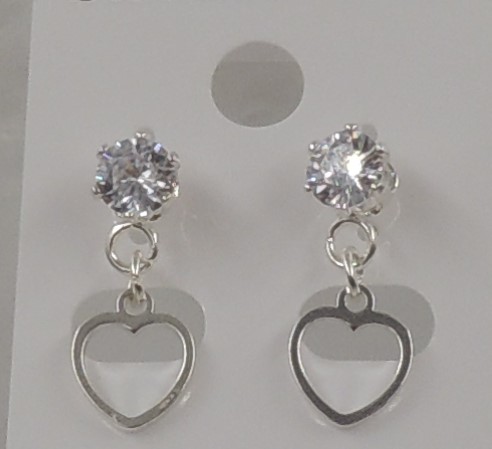 Aro acero blanco strass