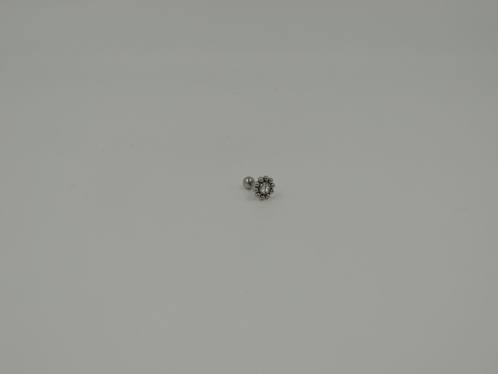 Aro acero tipo piercing con rosca