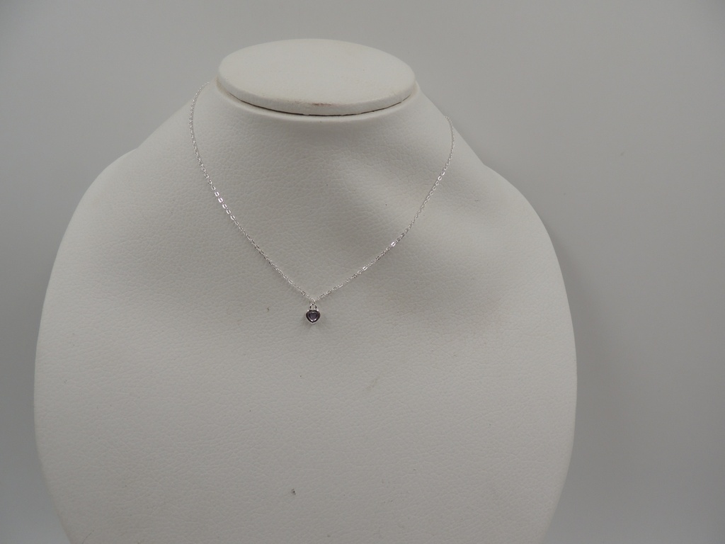 Cadena acero blanco con dije