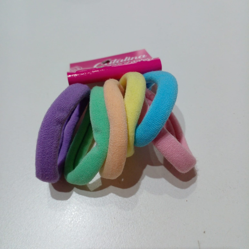 Colita  lycra color pastel pack por 6u