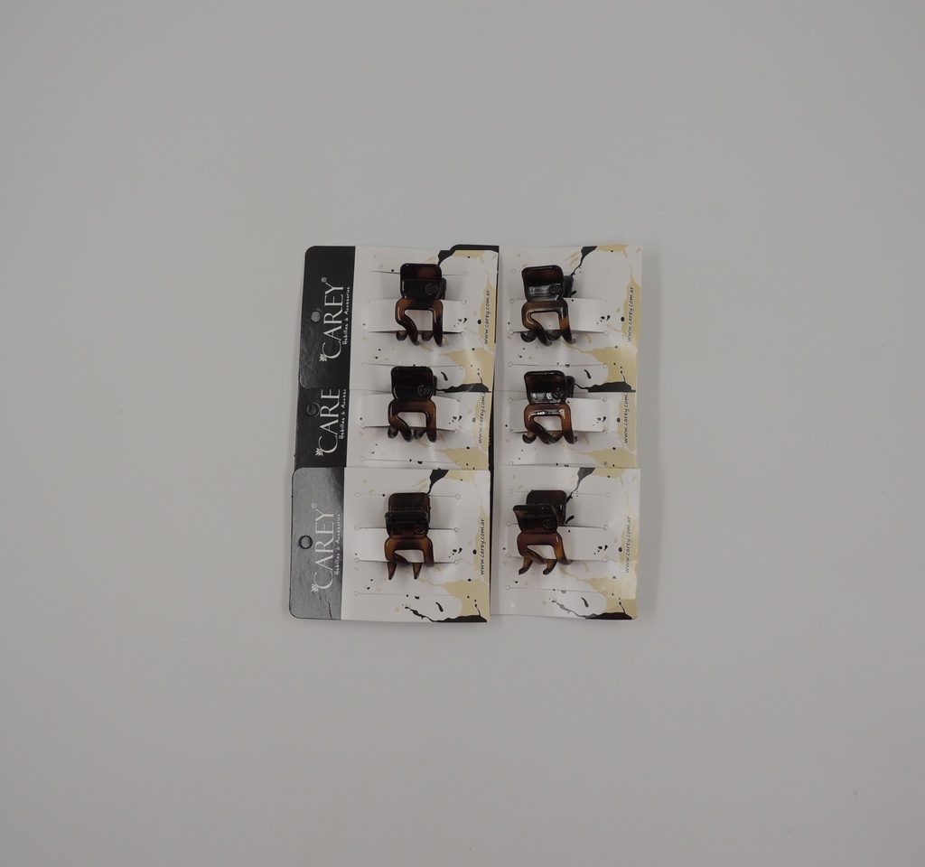Broche chico para cabello Carey x6u