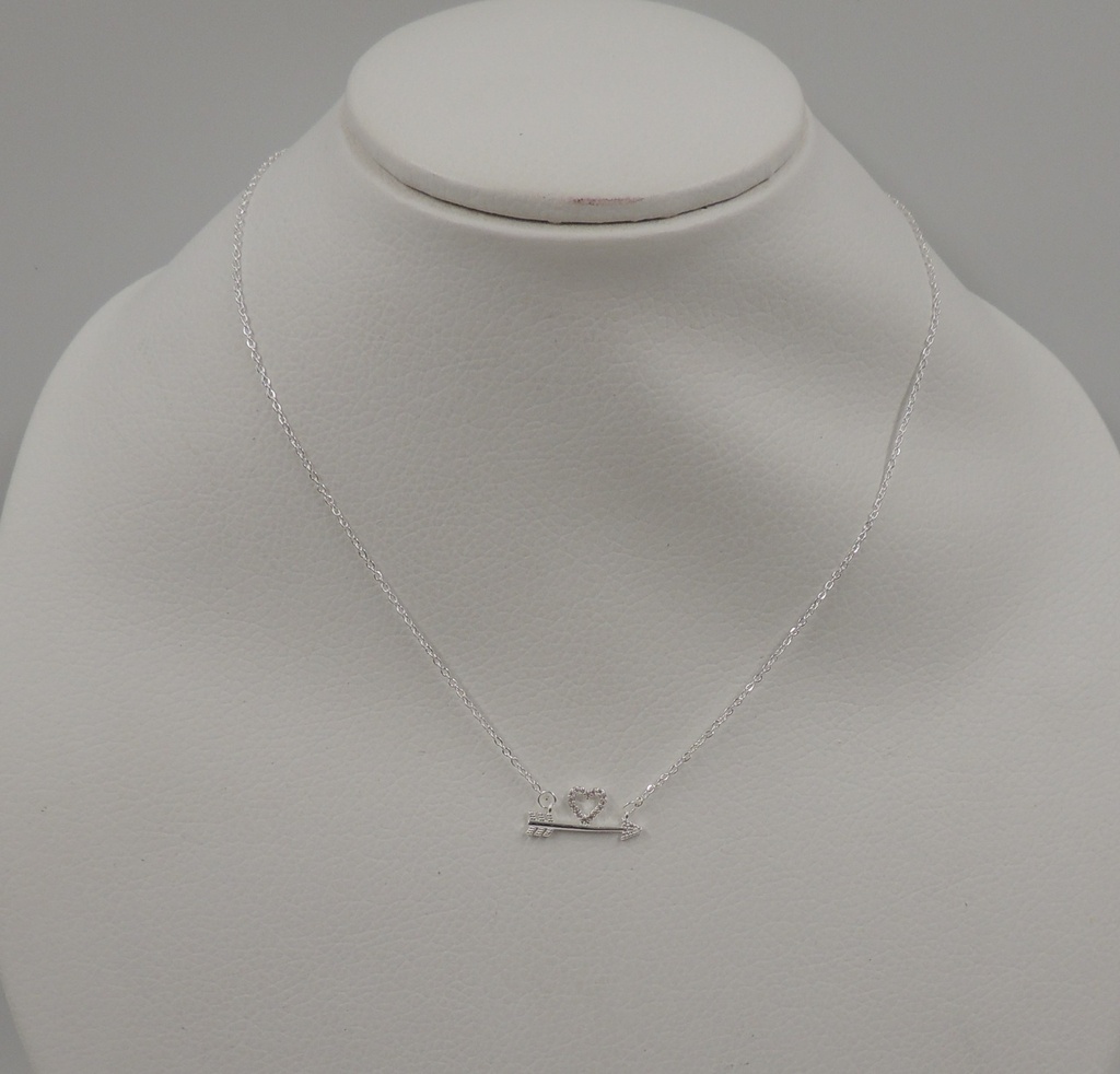 Cadena acero blanco con dije