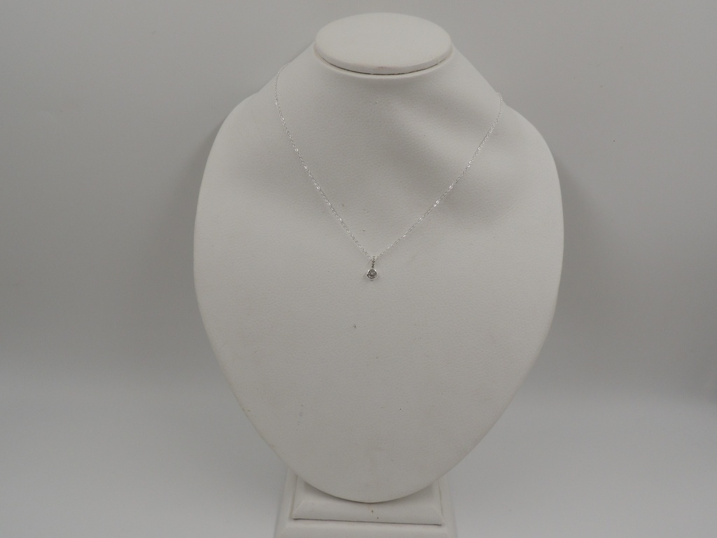 Cadena acero blanco con dije