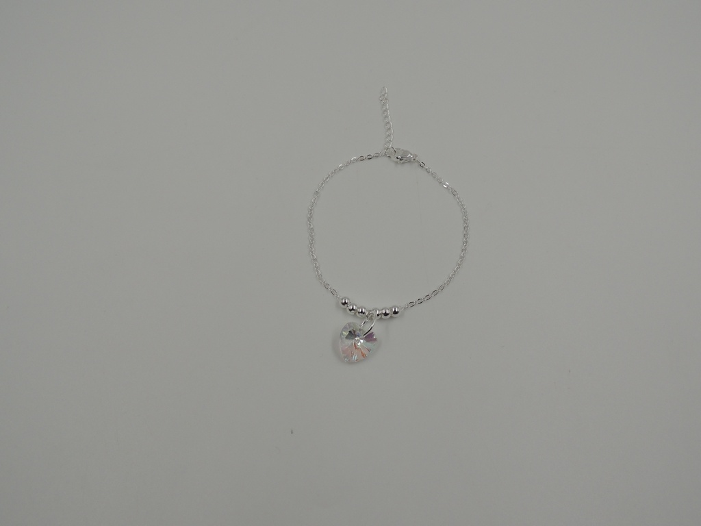 Pulsera dije de corazon