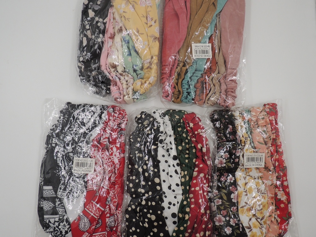 Vinchas de tela x6 u