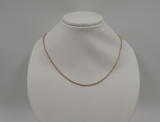 [16-ACA-TURK5X50] Cadena de acero con dorado 50cm