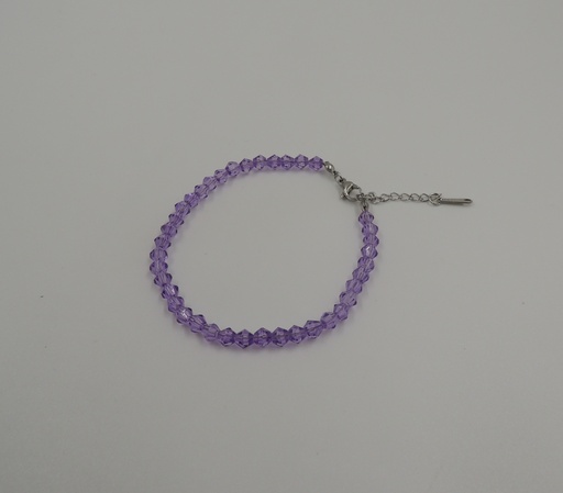 Pulsera acero con cristales