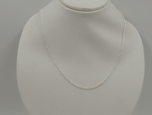 [ACA-TRET6X50P] Cadena acero blanco trenzada