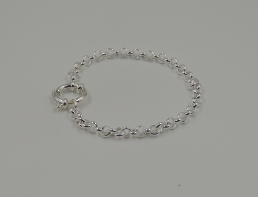[APU-ROLOC5.0X20P] Pulsera acero blanco marinero