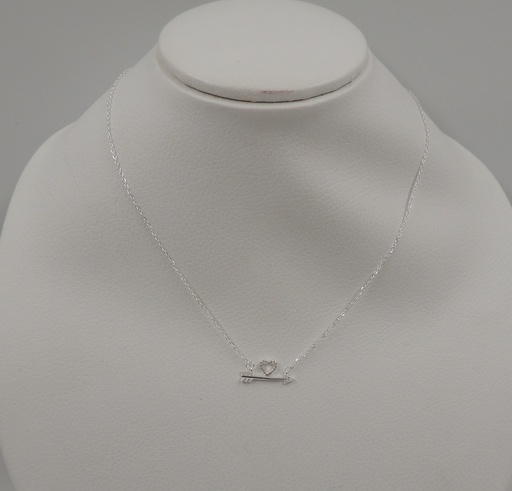 Cadena acero blanco con dije