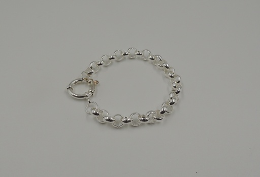 [APU-ROLOC8X20P] Pulsera acero blanco