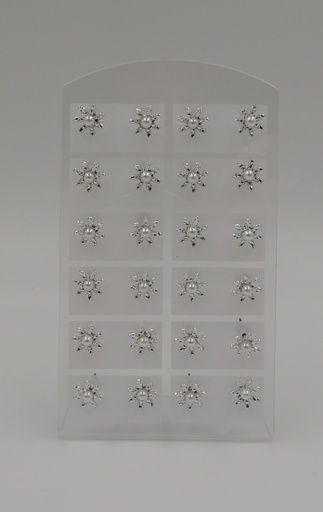 [AR1067] Aro sol strass blíster x12 pares