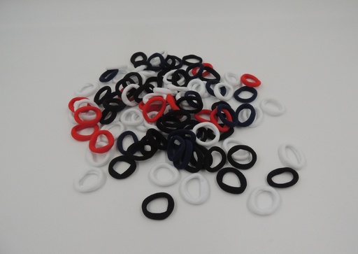 Colitas bebe azul blanca roja negra paquete x100u