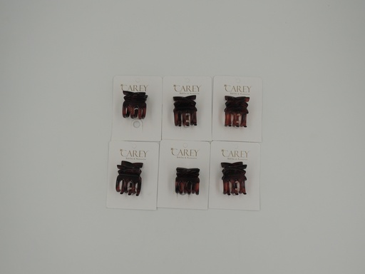 [6052-15] Broche mediano para pelo Carey x6u