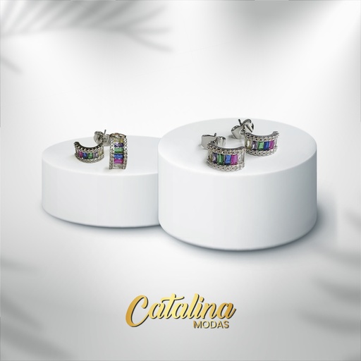 [AR2064] Aro de bronce con strass