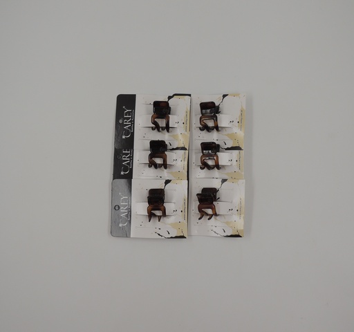 [6003/15] Broche chico para cabello Carey x6u