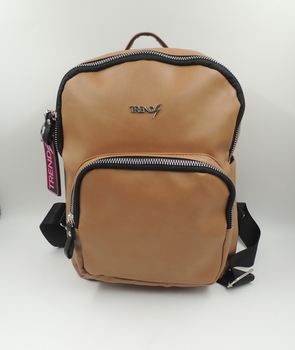 [12438] Mochila Trendy  marrón