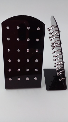 [AR152] Aro acero cubic rosca chico blíster x12 pares