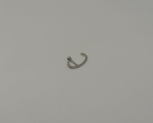 [BPAR119] Aro bronce piercing strass